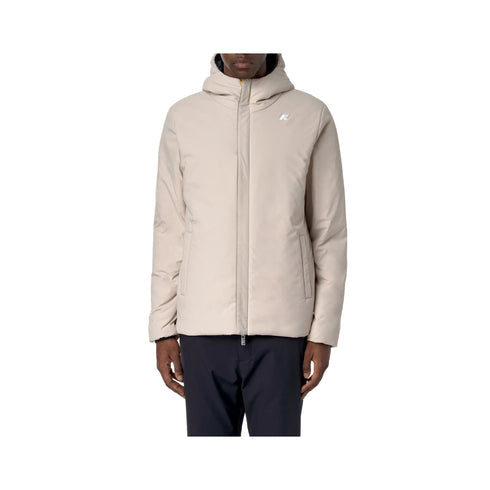 KWAY Giacca imbottita Giubbotto Uomo modello Jack corto Beige arancio A24 - KWAYK6128VW - ASA - L - Francavilla Moda
